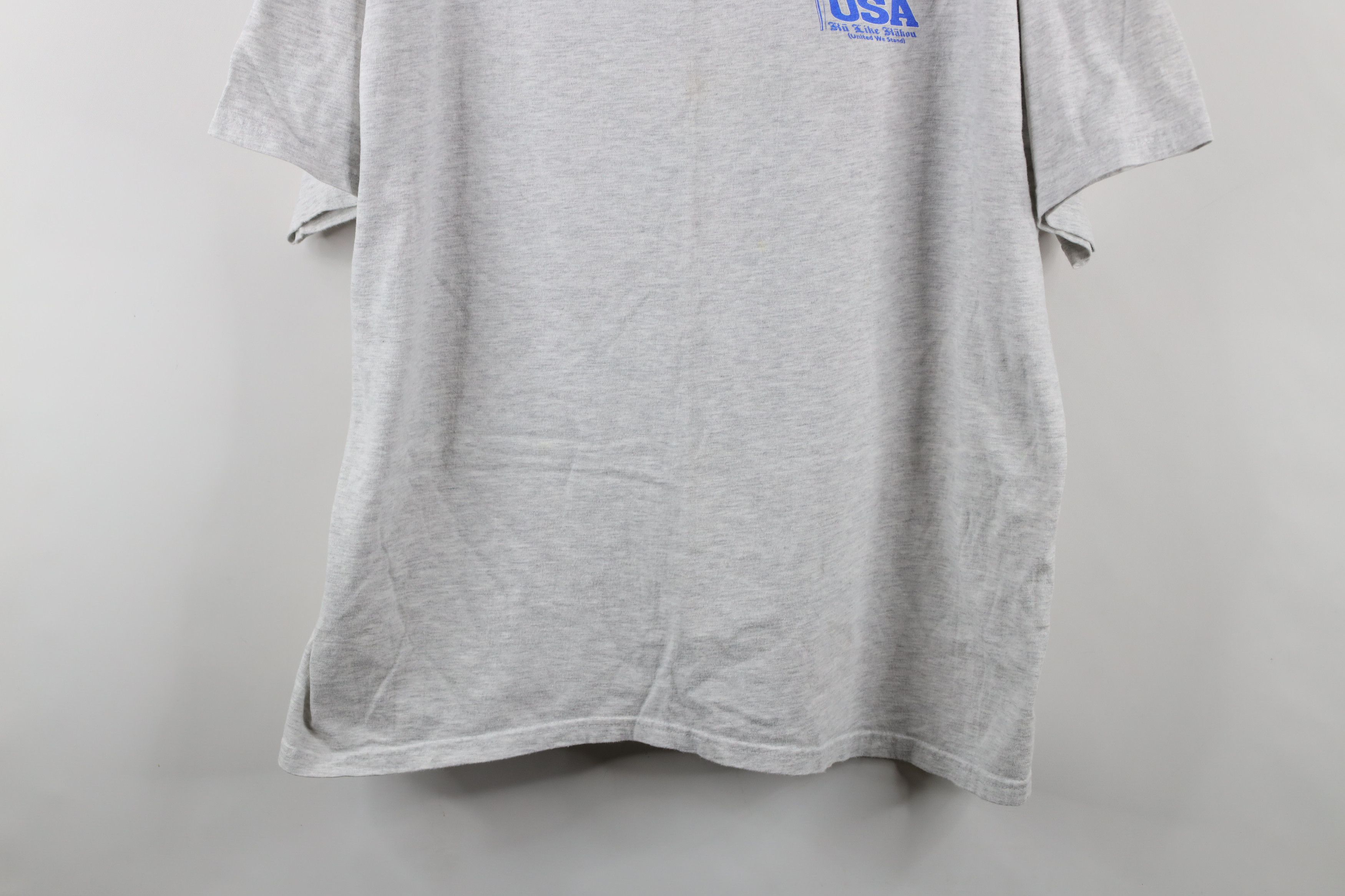 Vintage Vintage 90s United We Stand Hawaii Short Sleeve T-Shirt Size US XXL / EU 58 / 5 - 3 Thumbnail