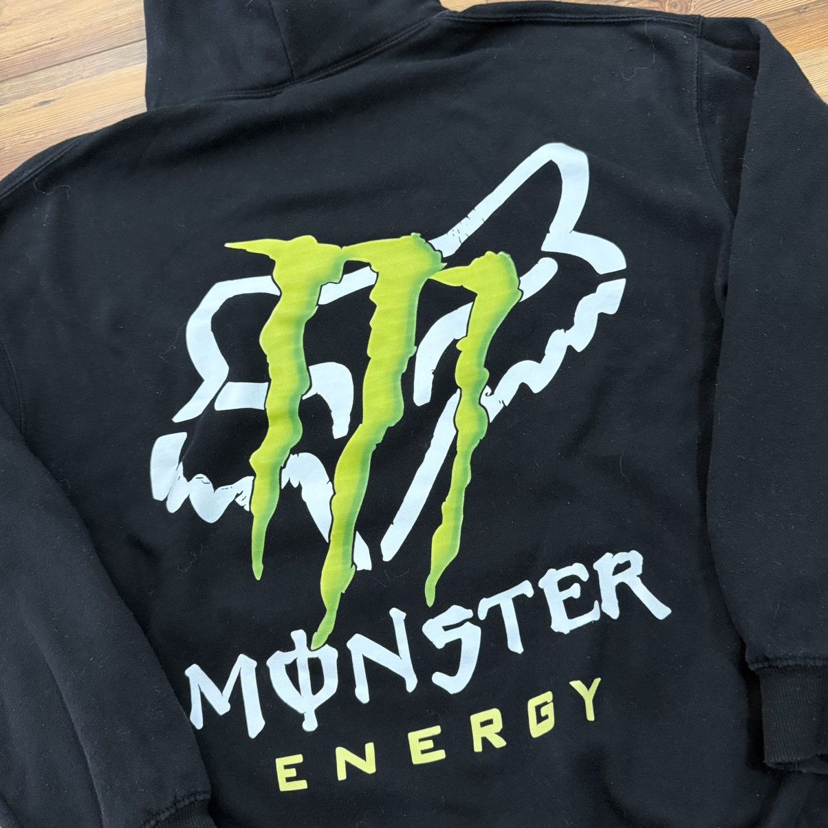 Fox Racing Monster Energy Fox Racing Black Pullover Hoodie Sweatshirt Size US L / EU 52-54 / 3 - 3 Thumbnail
