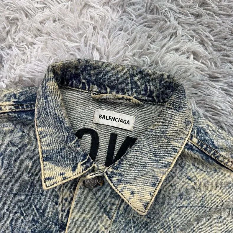 Balenciaga Balenciaga Marble denim jacket Size XXS / US 00 / IT 34 - 2 Thumbnail