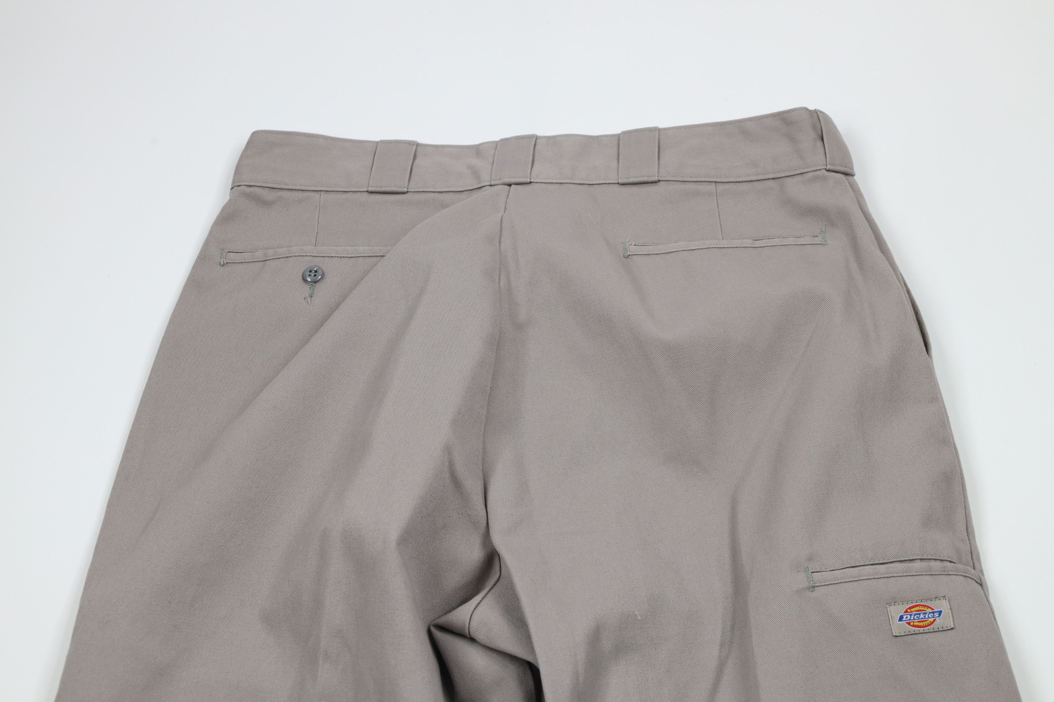 Dickies × Vintage Vintage Dickies Fit Double Knee Wide Leg Work Pants Gray Size US 36 / EU 52 - 12 Thumbnail