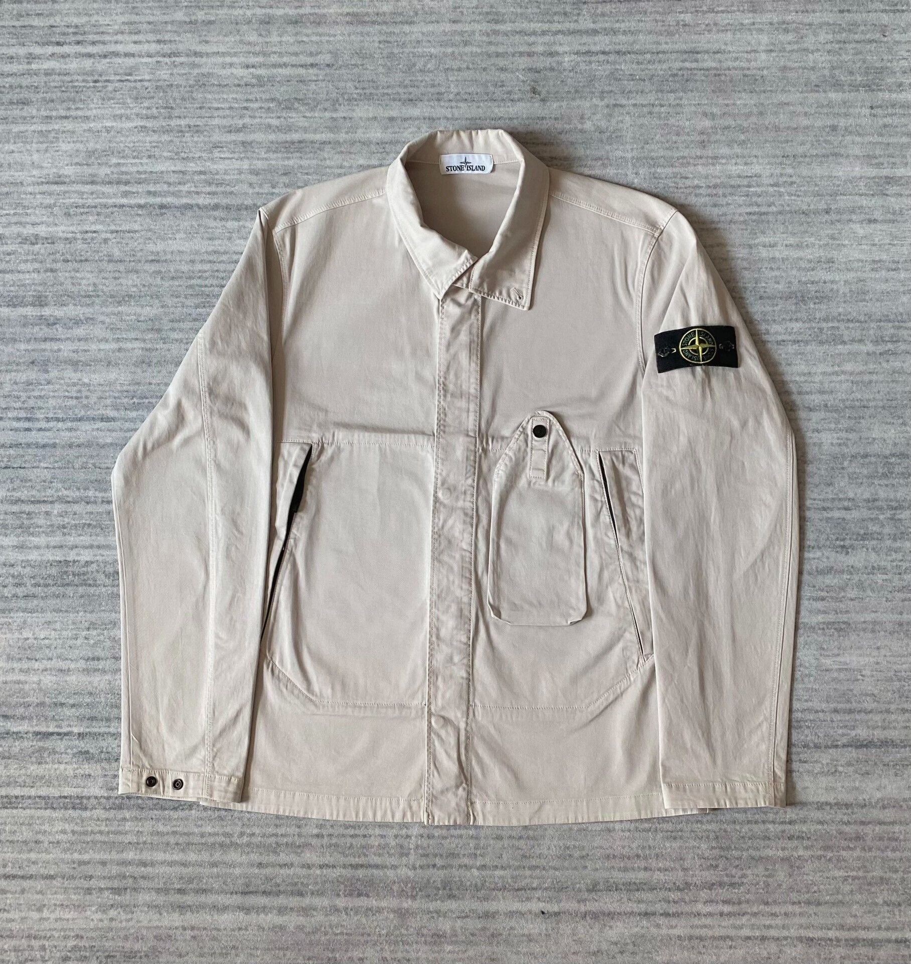 Stone Island stone island utility pocket jacket in off-white Size US L / EU 52-54 / 3 - 1 Thumbnail