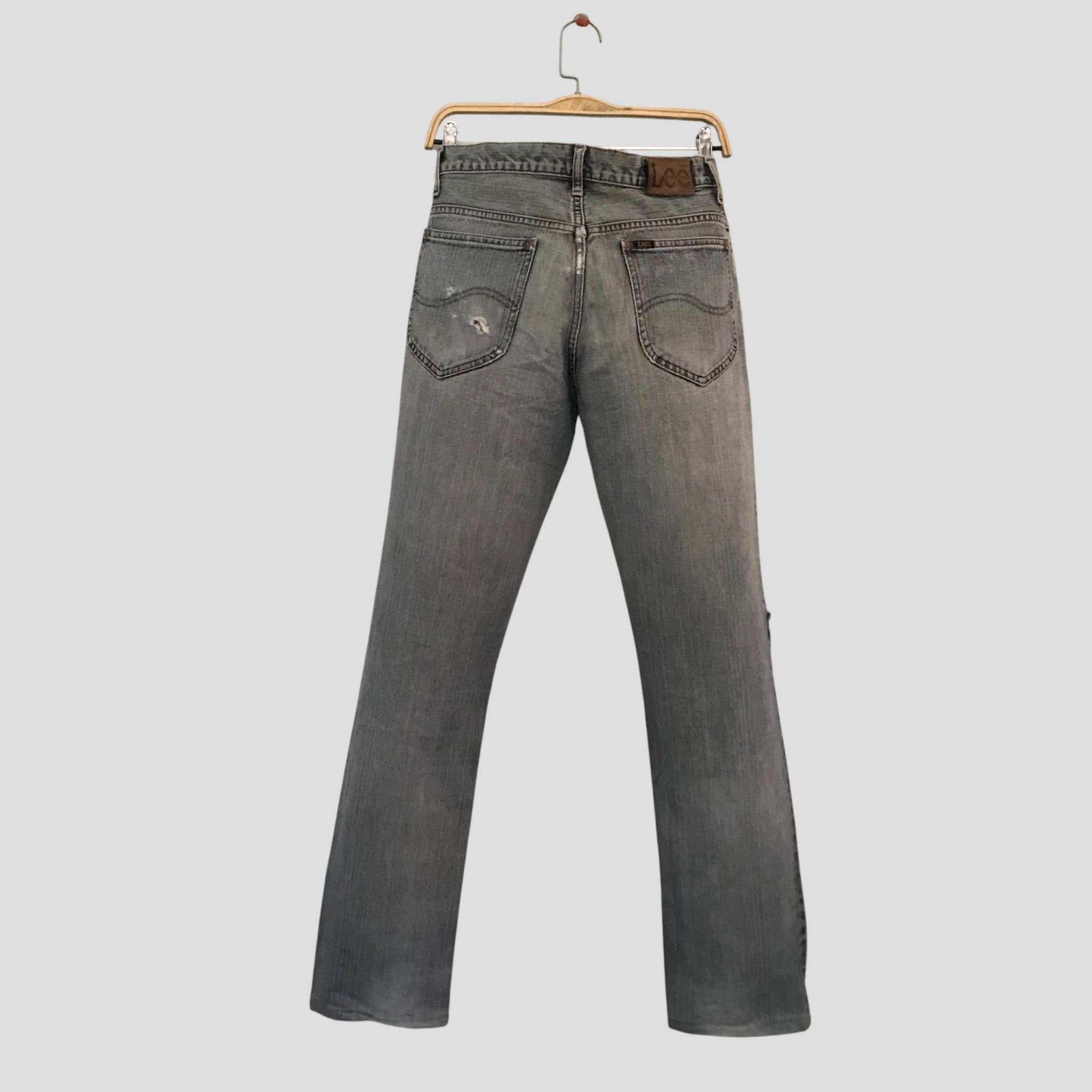 Lee Vintage 90s Lee Light Wash Faded Blue Straigh Flare Size US 29 - 2 Thumbnail