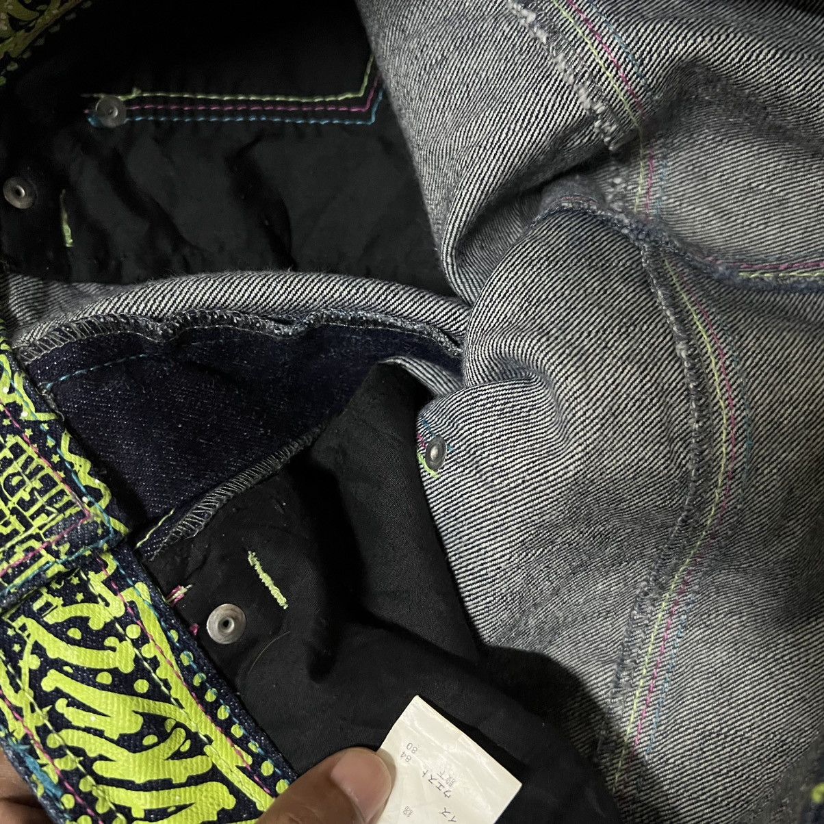 Other Soul Break Denim Jeans Graffiti Print Size US 31 - 6 Thumbnail