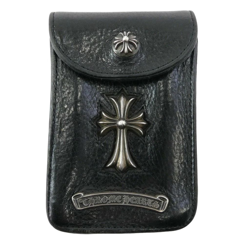 Chrome Hearts OFFER OK 🔥 CHROME HEARTS CH CROSS CIGARETTE CASE LEATHER Size ONE SIZE - 1 Thumbnail