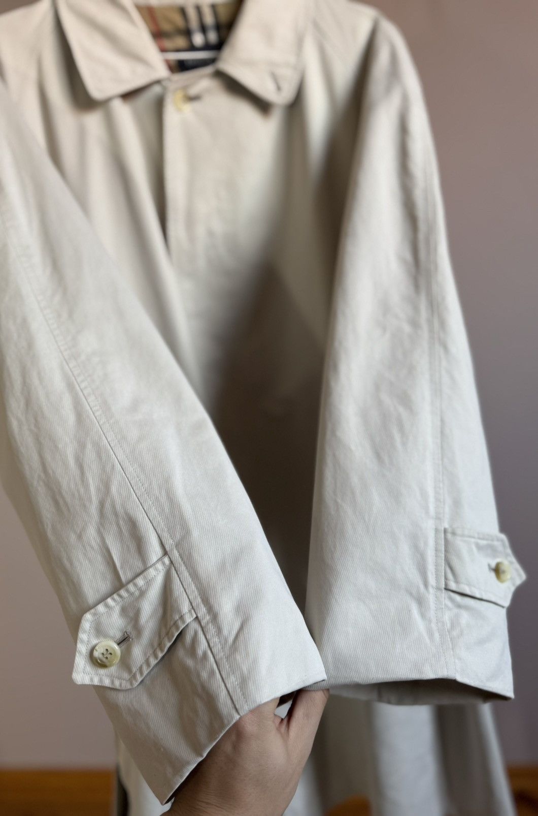 Burberry Burberry Membrane Trench Coat Nova Check Beige Size US XL / EU 56 / 4 - 16 Thumbnail