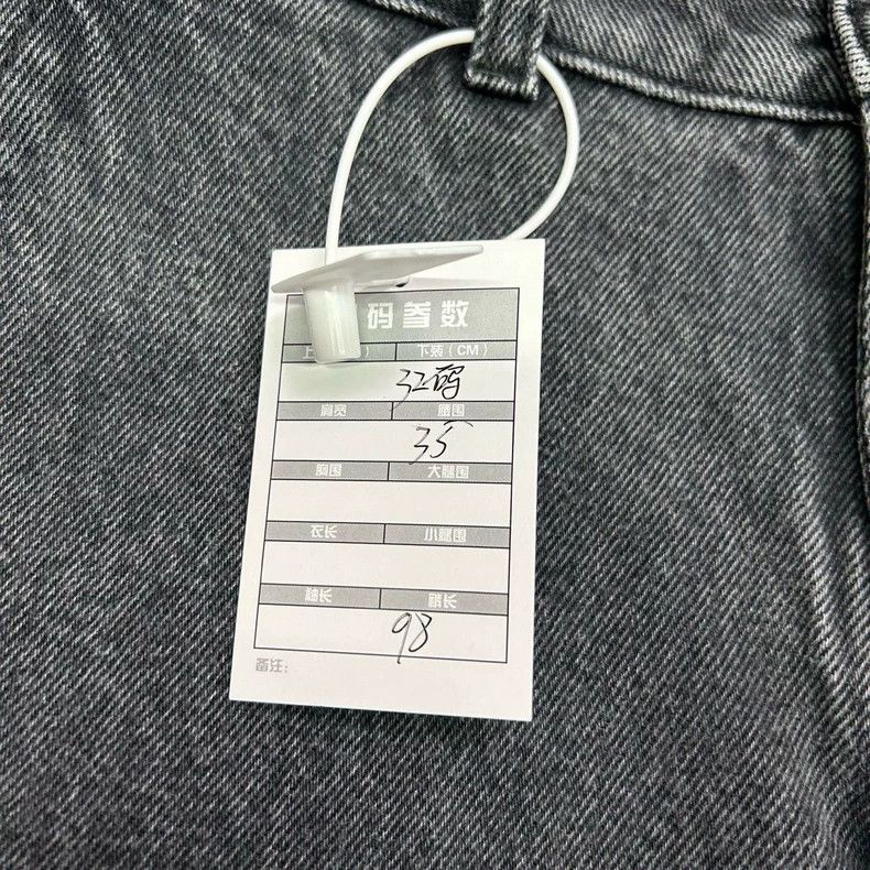 Loewe Loewe Gray and black LOGO jeans Size 42" / US 20 - 5 Thumbnail