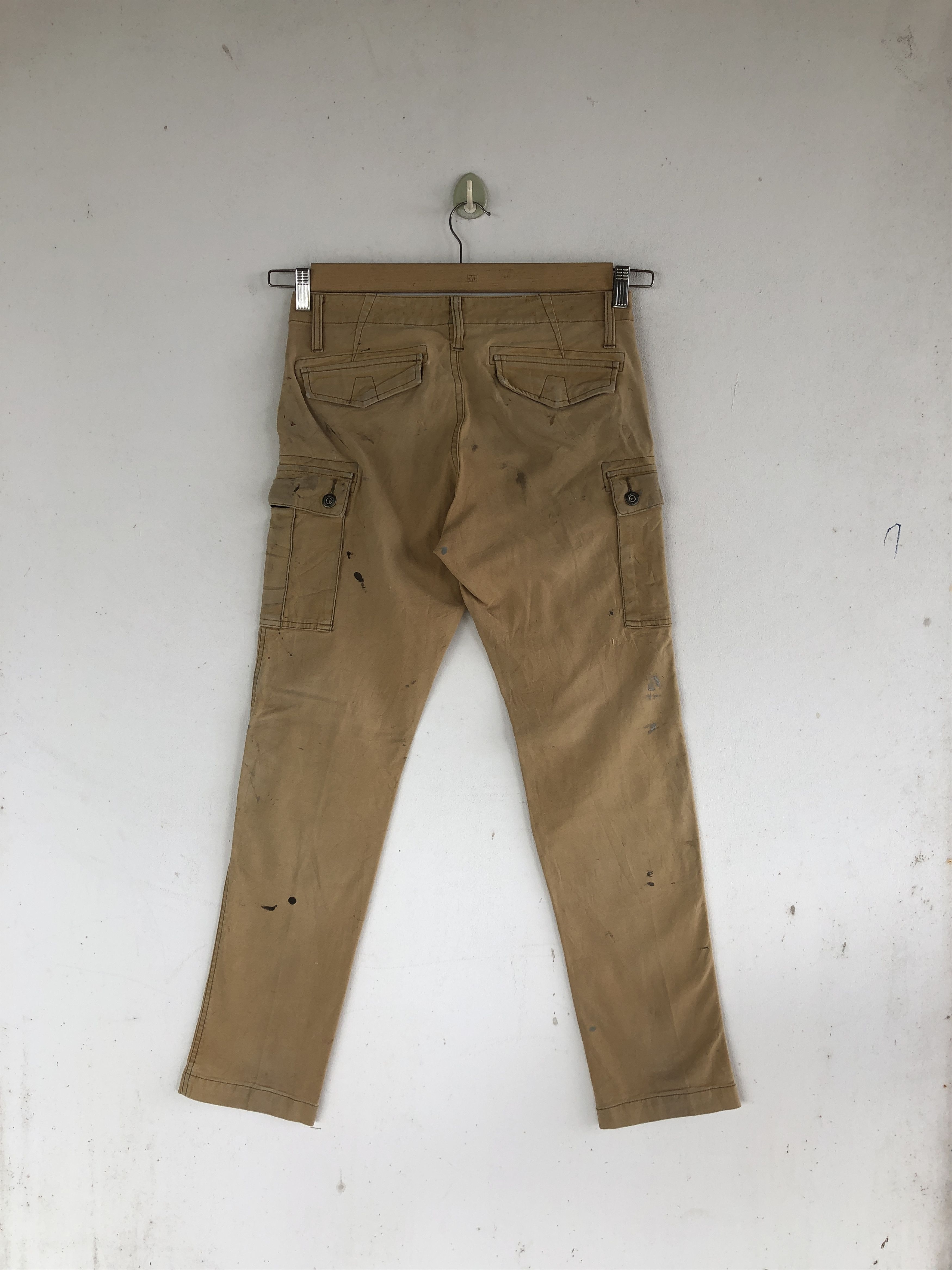 Japanese Brand Japanese Dirty Cargo Pants Multi Pocket Military Trousers Size US 30 / EU 46 - 1 Thumbnail