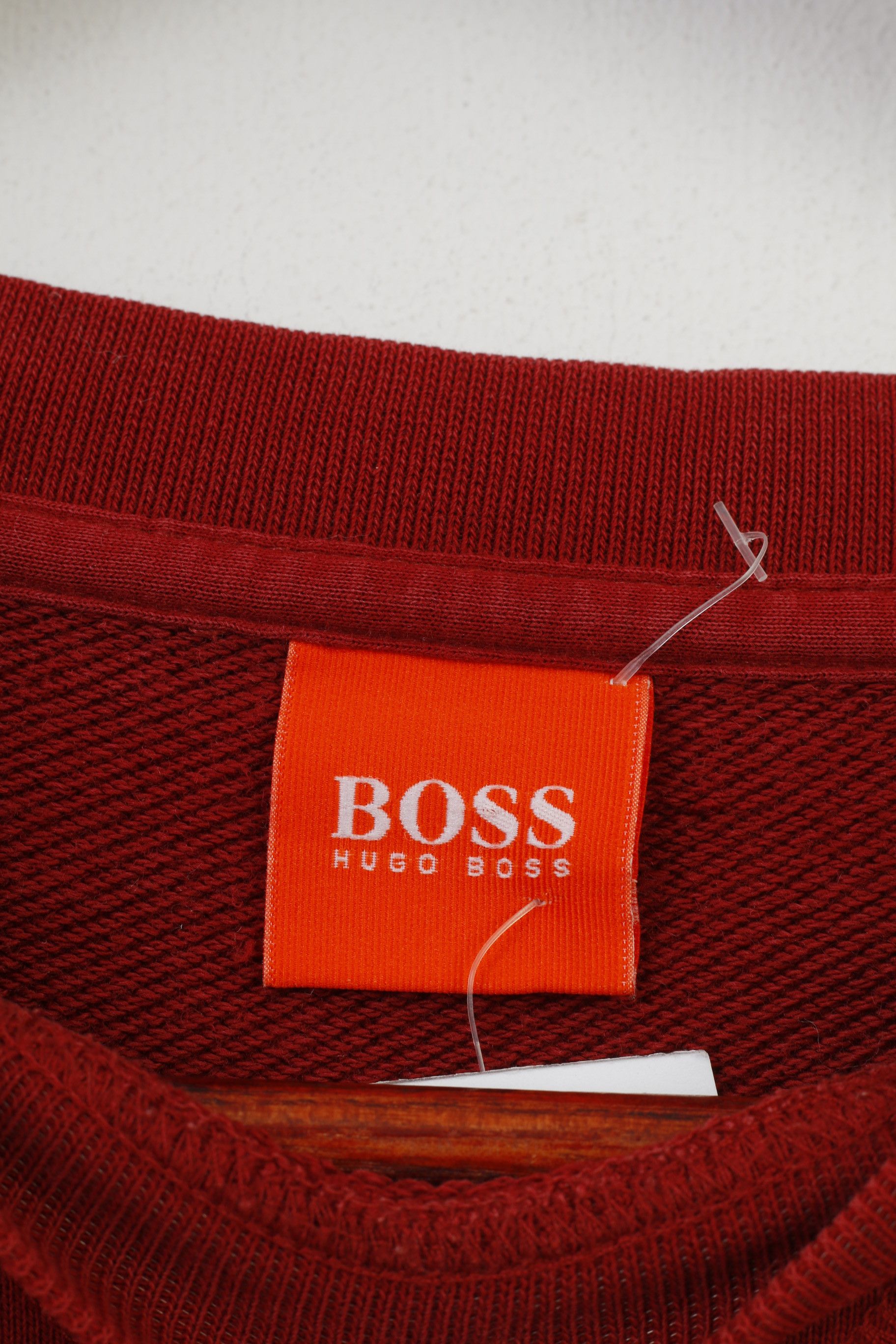 Hugo Boss Hugo Boss Men M Sweatshirt Red Hoodie Cotton 0077 Size US M / EU 48-50 / 2 - 4 Thumbnail