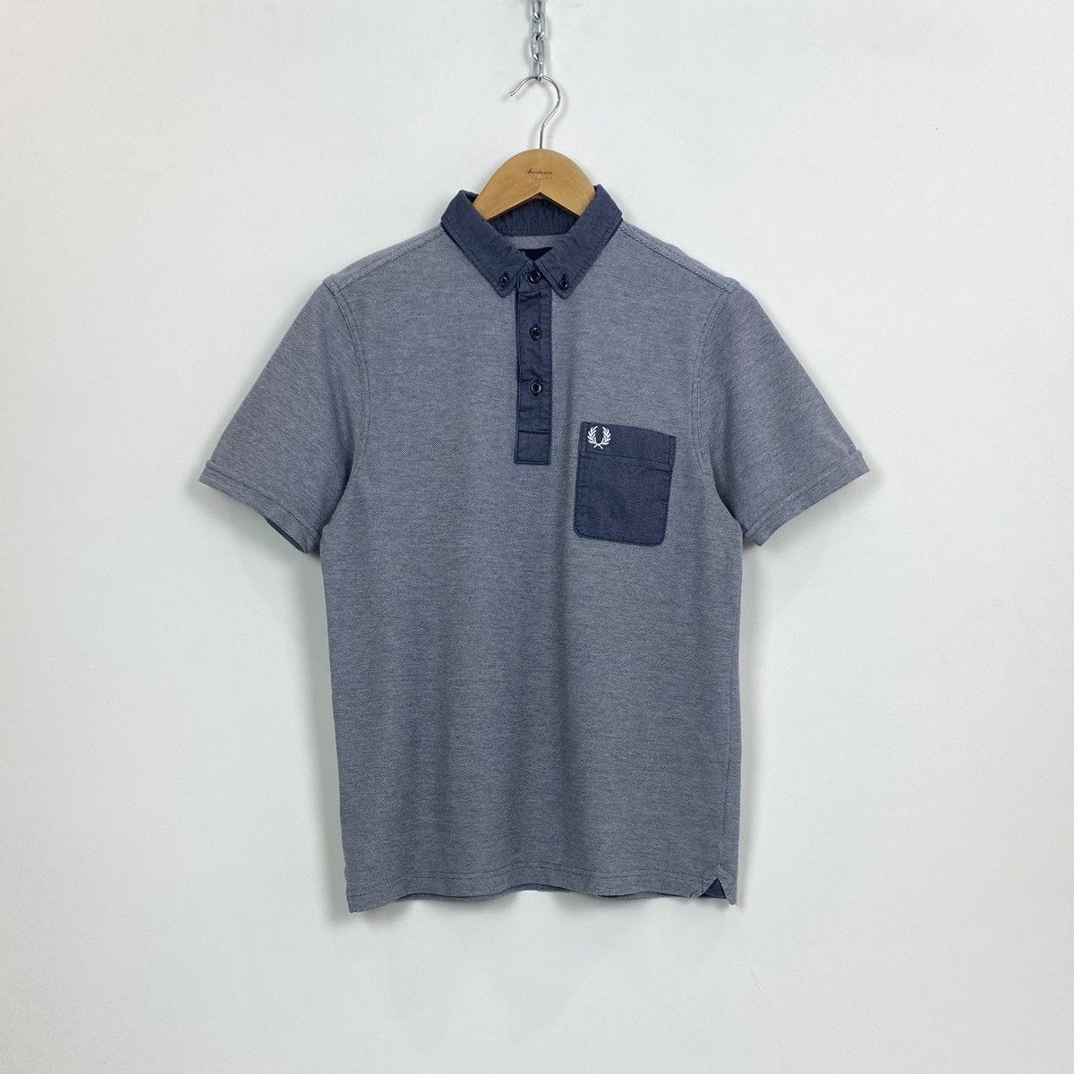 Fred Perry Fred Perry Short Sleeve Polo Slim Fit Shirt Mens Size M Blue Size US M / EU 48-50 / 2 - 1 Thumbnail