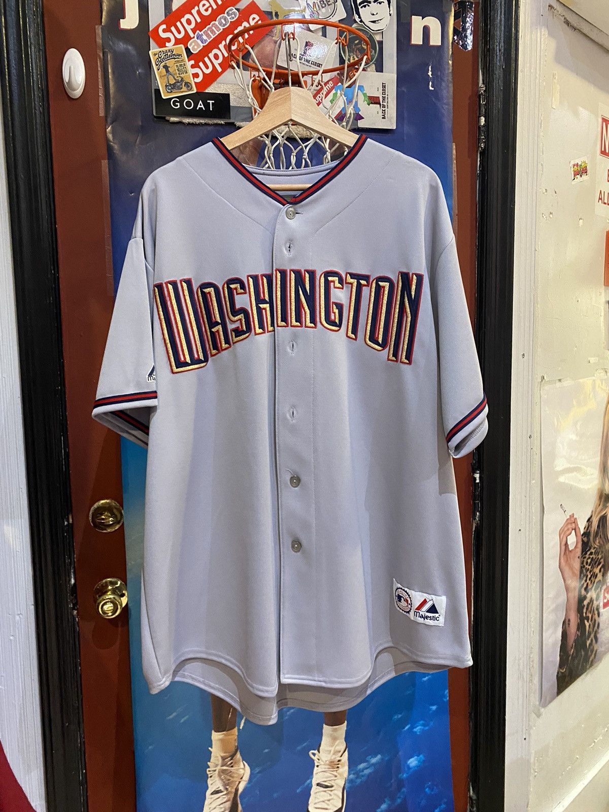 Vintage Majestic Washington Nationals Wilkerson Jersey BNWT