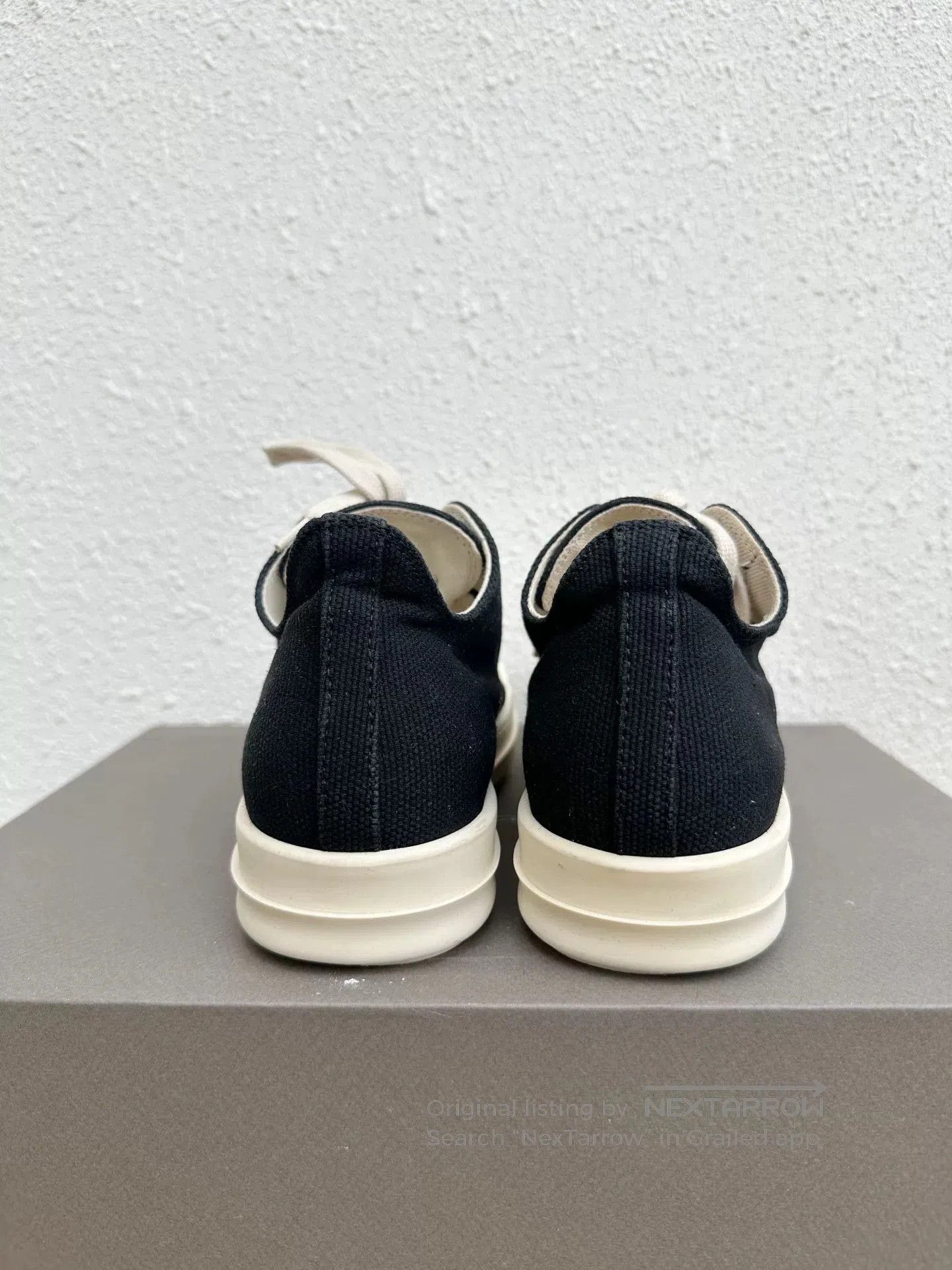 Rick Owens Drkshdw Rick Owens DRKSHDW Canvas Black White. Size US 5 / IT 35 - 7 Thumbnail