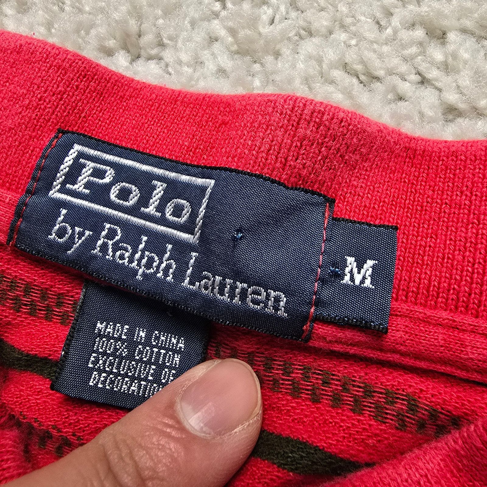 Ralph Lauren Polo Ralph Lauren Mens Vintage VTG Polo Aztec Stripe Medium Size US M / EU 48-50 / 2 - 6 Thumbnail