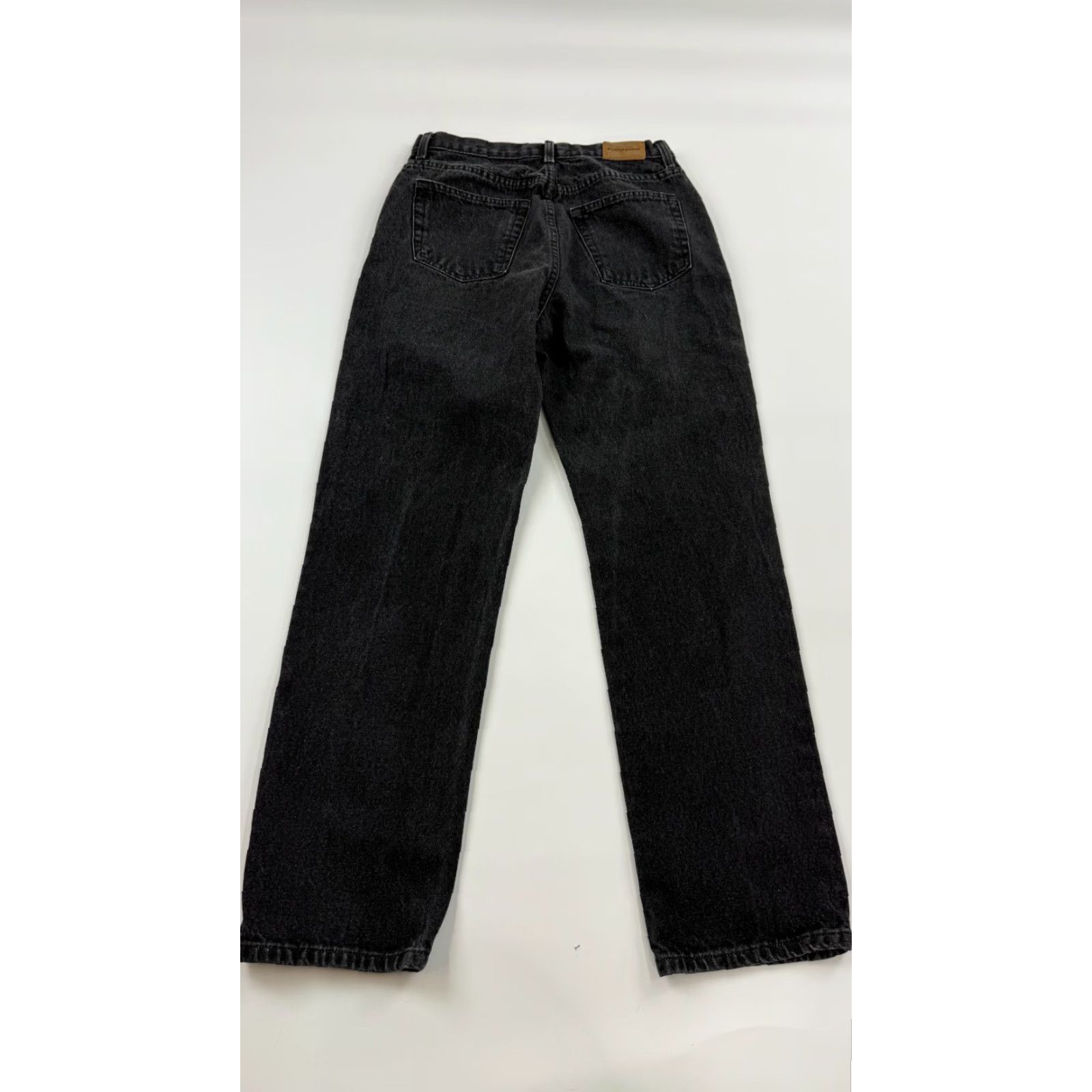 Evan Picone Evan Picone Jeans Womens 10 Black Stretch Casual Straight Leg Hipster Loose Fit Denim 5-Pocket Regular Rise Mid Size 32" / US 10 / IT 46 - 4 Thumbnail