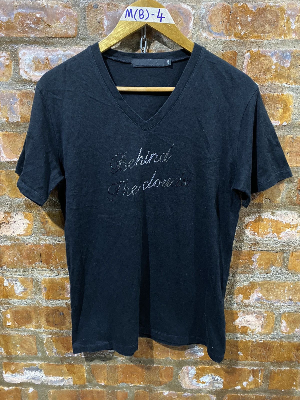 GOSTAR DE FUGA × Shellac × Swarovski 2000s FUGA Swarovski poem Behind the cloud tee Size US M / EU 48-50 / 2 - 2 Thumbnail