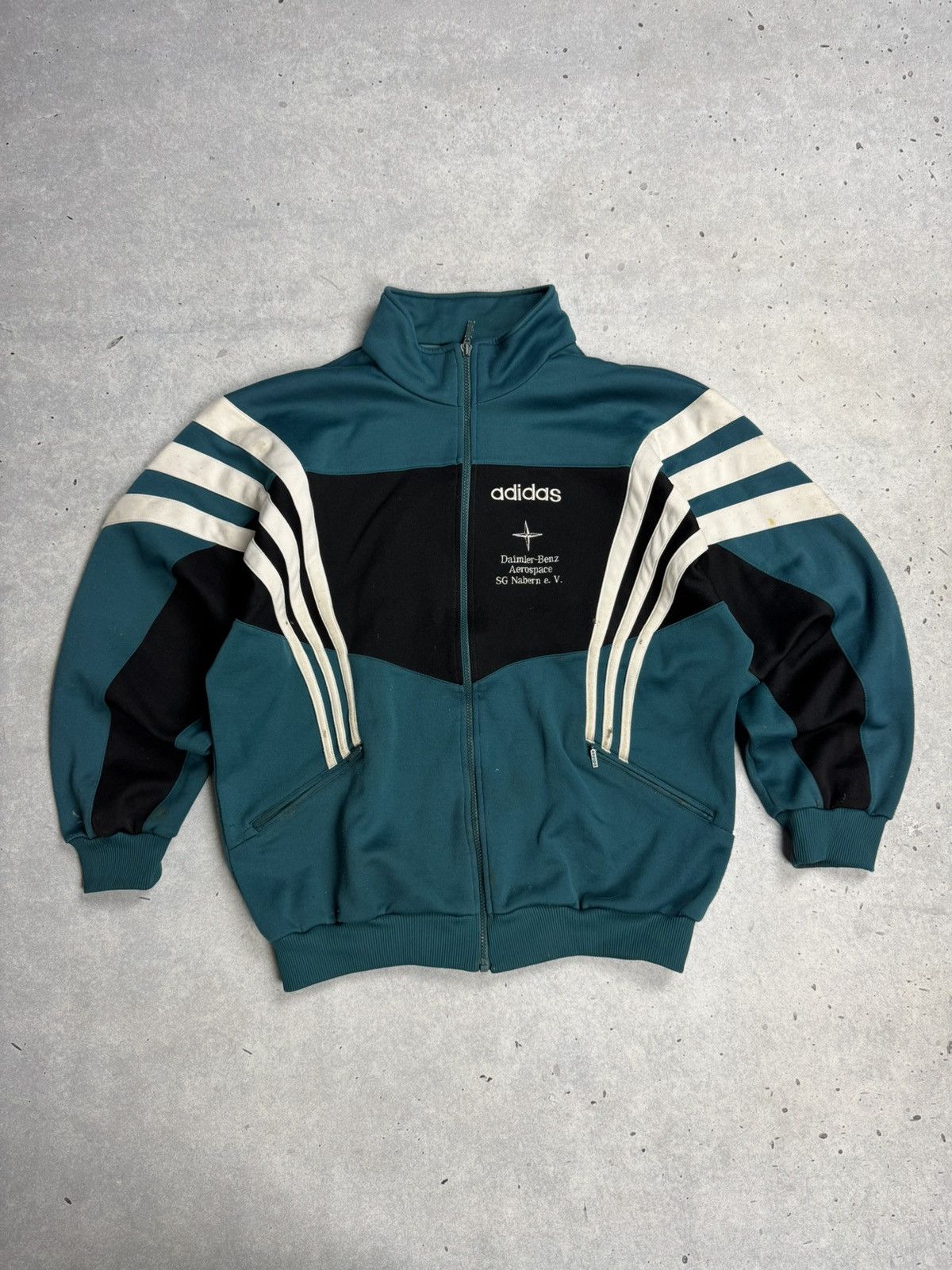 Adidas Vintage 90s Adidas Liverpool Soccer Zip Hoodie Retro Size US L / EU 52-54 / 3 - 1 Thumbnail