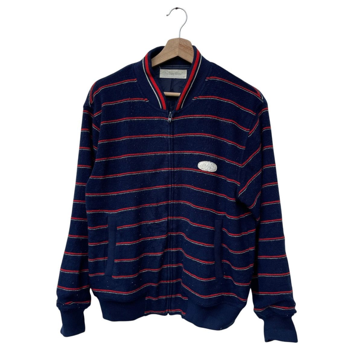 Element × Issey Miyake × Japanese Brand Vintage Japanese Brand Troy Bros Stripe Jacket Size US M / EU 48-50 / 2 - 1 Thumbnail