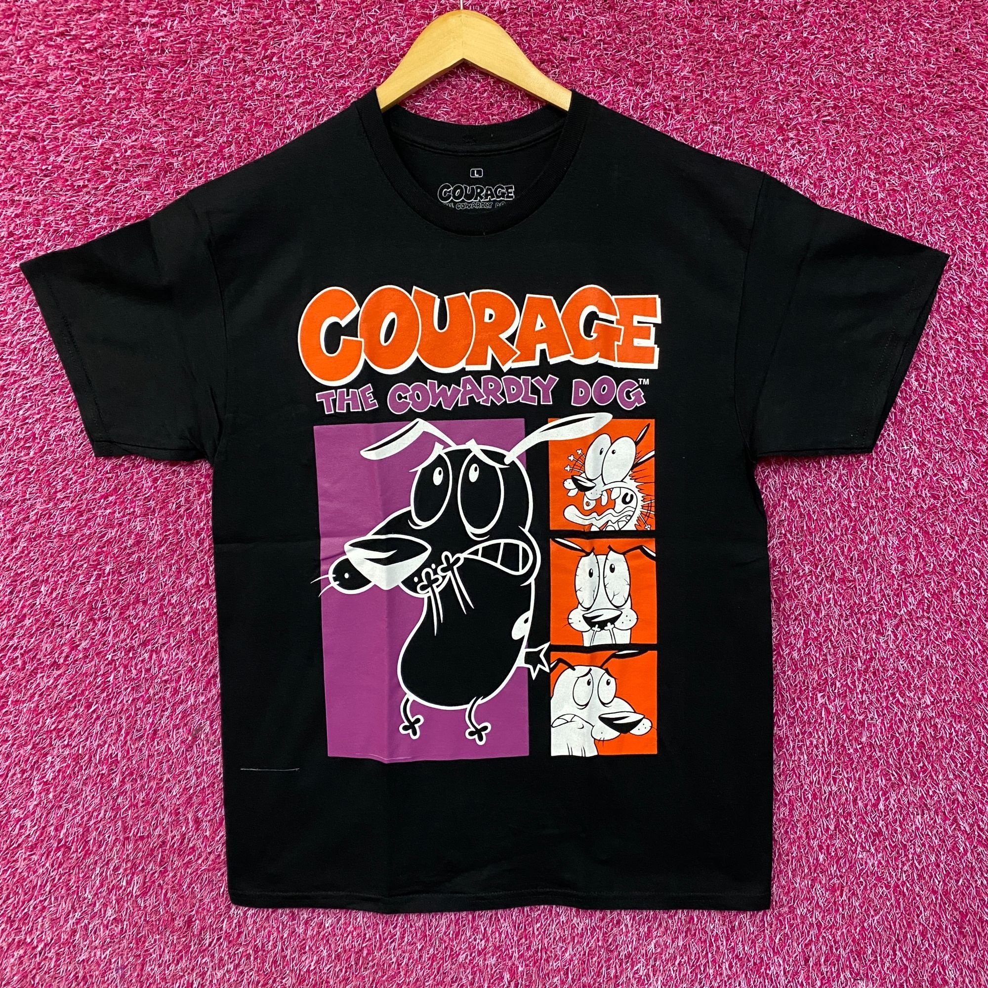 Other Courage The Cowardly Dog Grid Design Retro Style Classic Car Size US L / EU 52-54 / 3 - 1 Thumbnail
