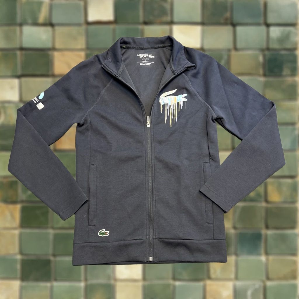 Lacoste Lacoste Sport Miami Open Blue Full Zip Jacket XS Unisex Multi Color - Pre-Owned - Excellent Condition Size XS / US 0-2 / IT 36-38 - 1 Thumbnail