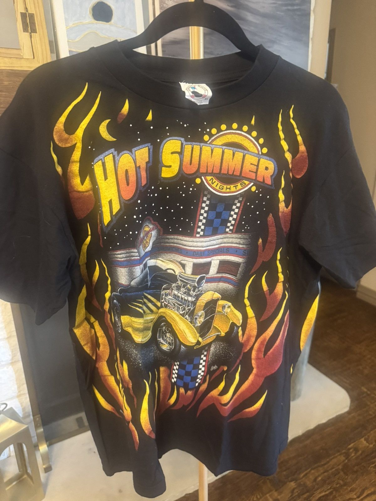 Other Vintage Hot Rod hot summer nights graphic tee Size US XL / EU 56 / 4 - 1 Thumbnail