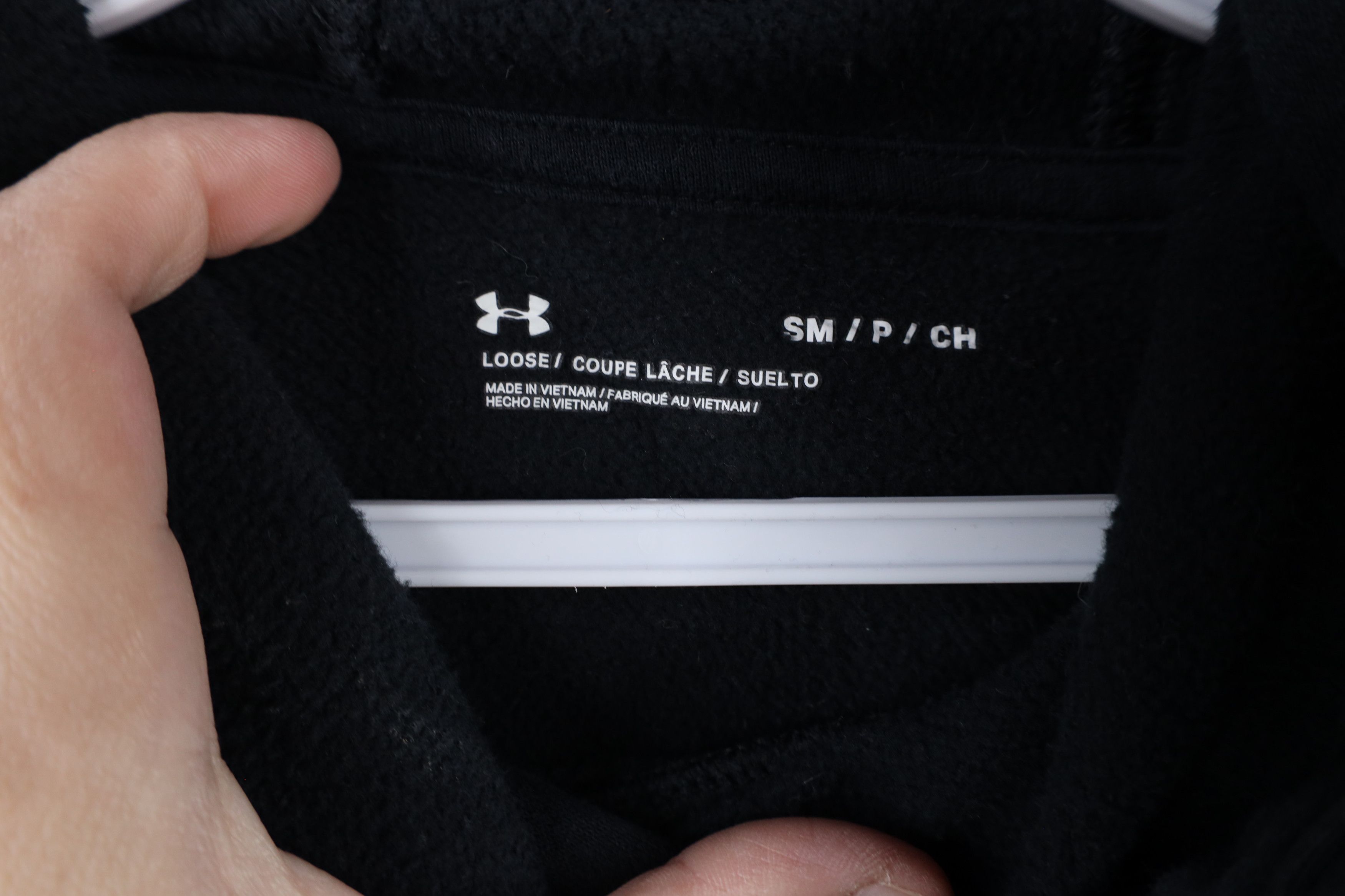 Under Armour × Vintage Under Armour Spell Out USA Flag Freedom Hoodie Sweatshirt Size S / US 4 / IT 40 - 4 Thumbnail