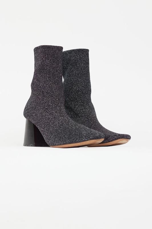 Celine Shiny boots-socks celine Size US 7 / IT 37 - 1 Thumbnail