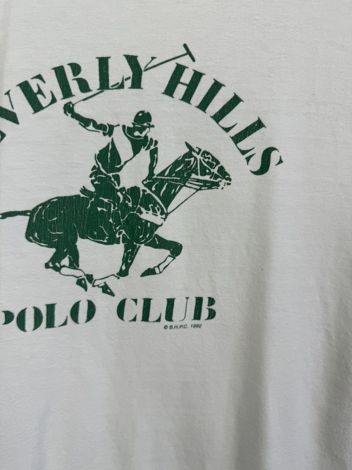 Vintage Vintage 1982 Beverly Hills Polo Club Big Logo Tee Size US M / EU 48-50 / 2 - 3 Thumbnail