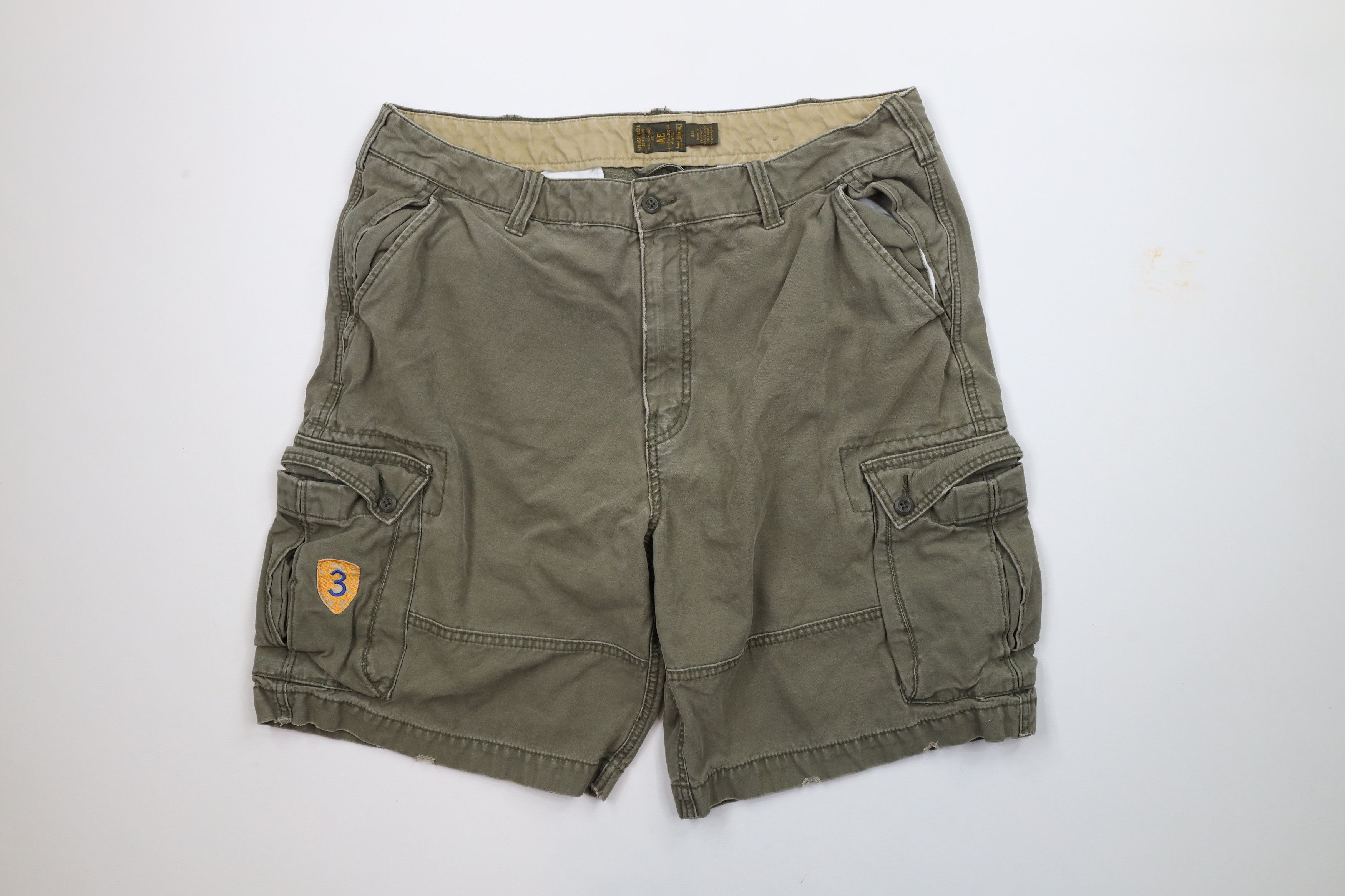 American Eagle Outfitters × Vintage Vintage American Eagle Outfitters Heavyweight Cargo Shorts Size US 40 / EU 56 - 1 Thumbnail
