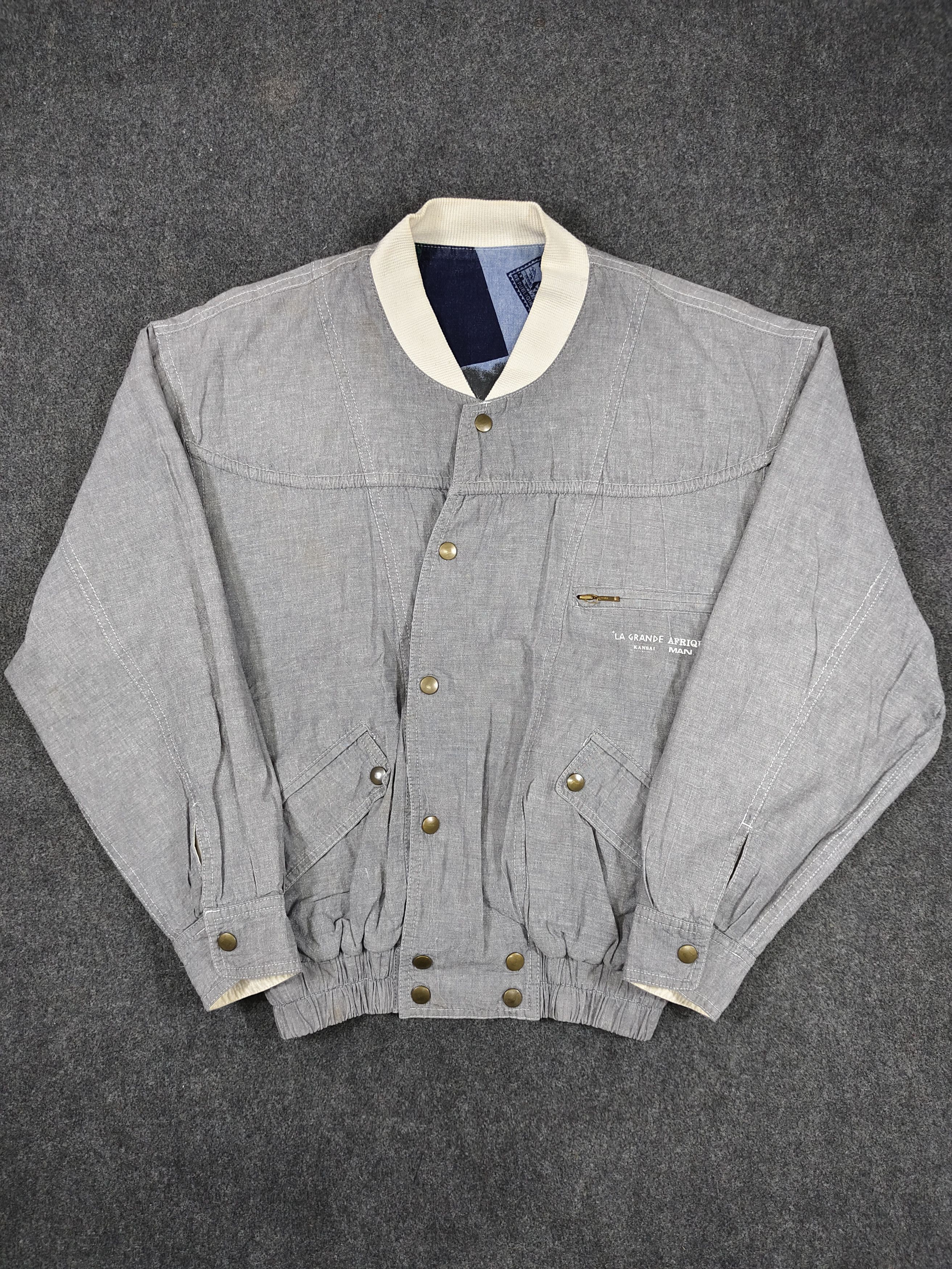 Kansai Yamamoto 🇯🇵Vtg Kansai Man 🇯🇵 La Grade Afrique Reversibel Jacket Size US M / EU 48-50 / 2 - 5 Thumbnail