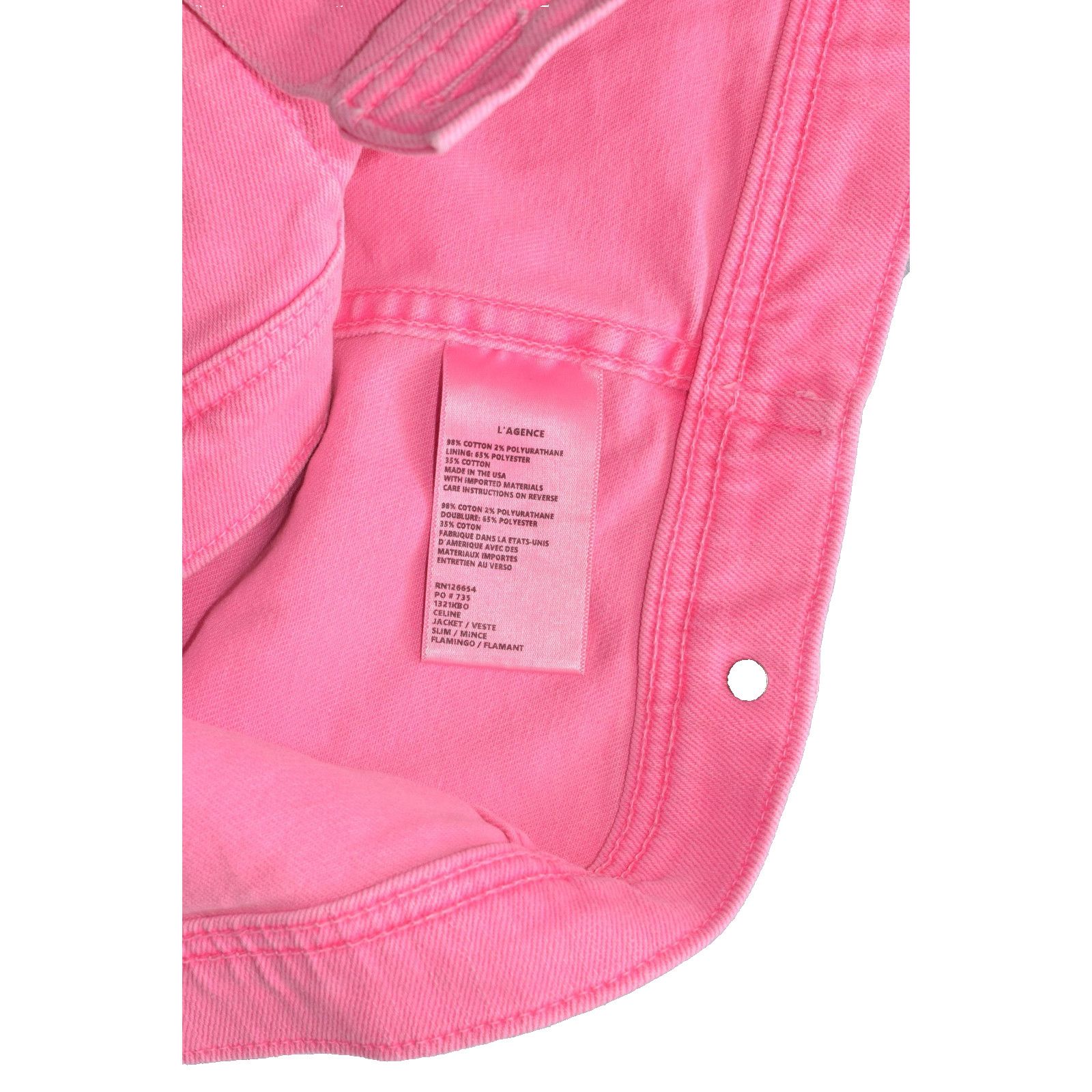 L'AGENCE LAGENCE Celine Button Front Chest Pockets Jacket Sz S $325 Size S / US 4 / IT 40 - 6 Thumbnail