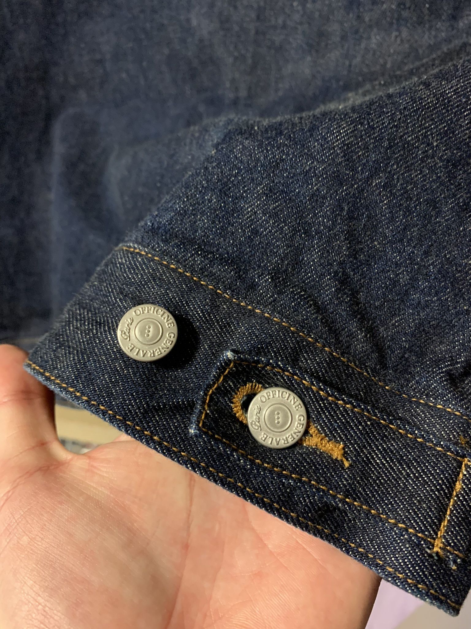 Officine Generale Officine Generale Cillian Denim Zip Trucker Jacket - M Size US M / EU 48-50 / 2 - 12 Thumbnail