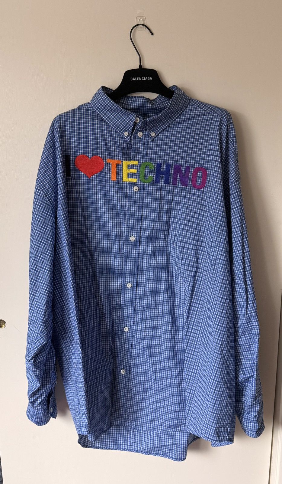 Balenciaga Balenciaga I Love Techno Shirt Size US L / EU 52-54 / 3 - 1 Thumbnail