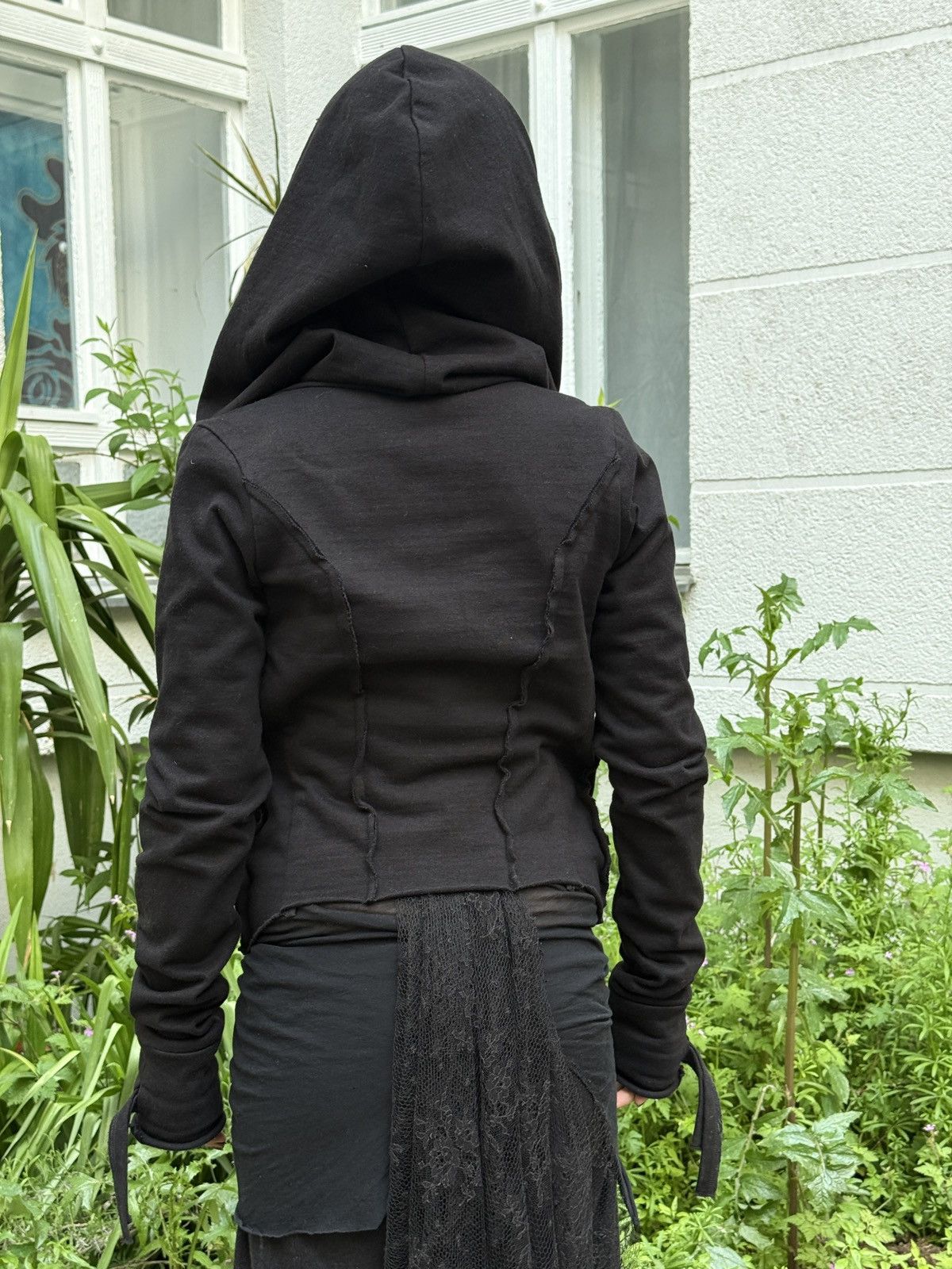 Barbara I Gongini Barbara gongini deconstructed hooded back zip hoodie Size XS / US 0-2 / IT 36-38 - 6 Thumbnail