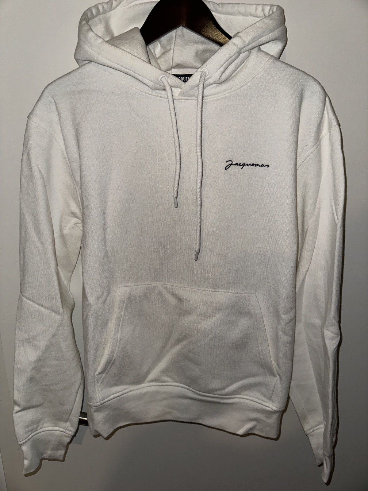 image of Jacquemus White Hoodie, Men's (Size Small)