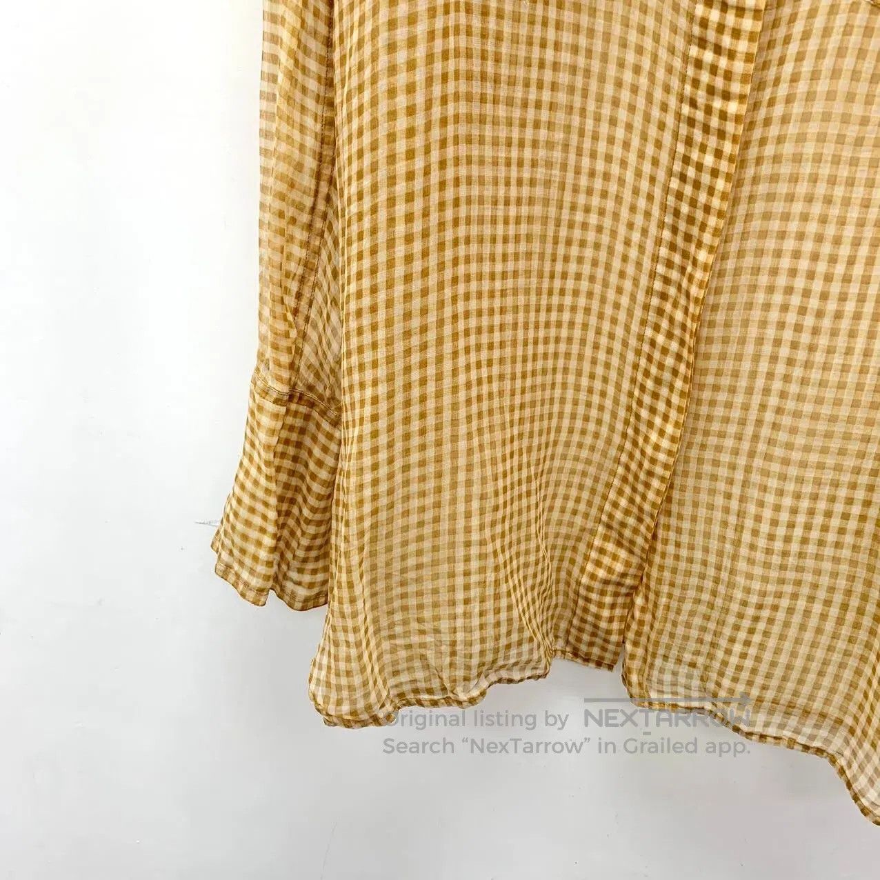 Fendi FENDI Brown plaid mulberry silk lapel long sleeve shirt| Size US L / EU 52-54 / 3 - 4 Thumbnail