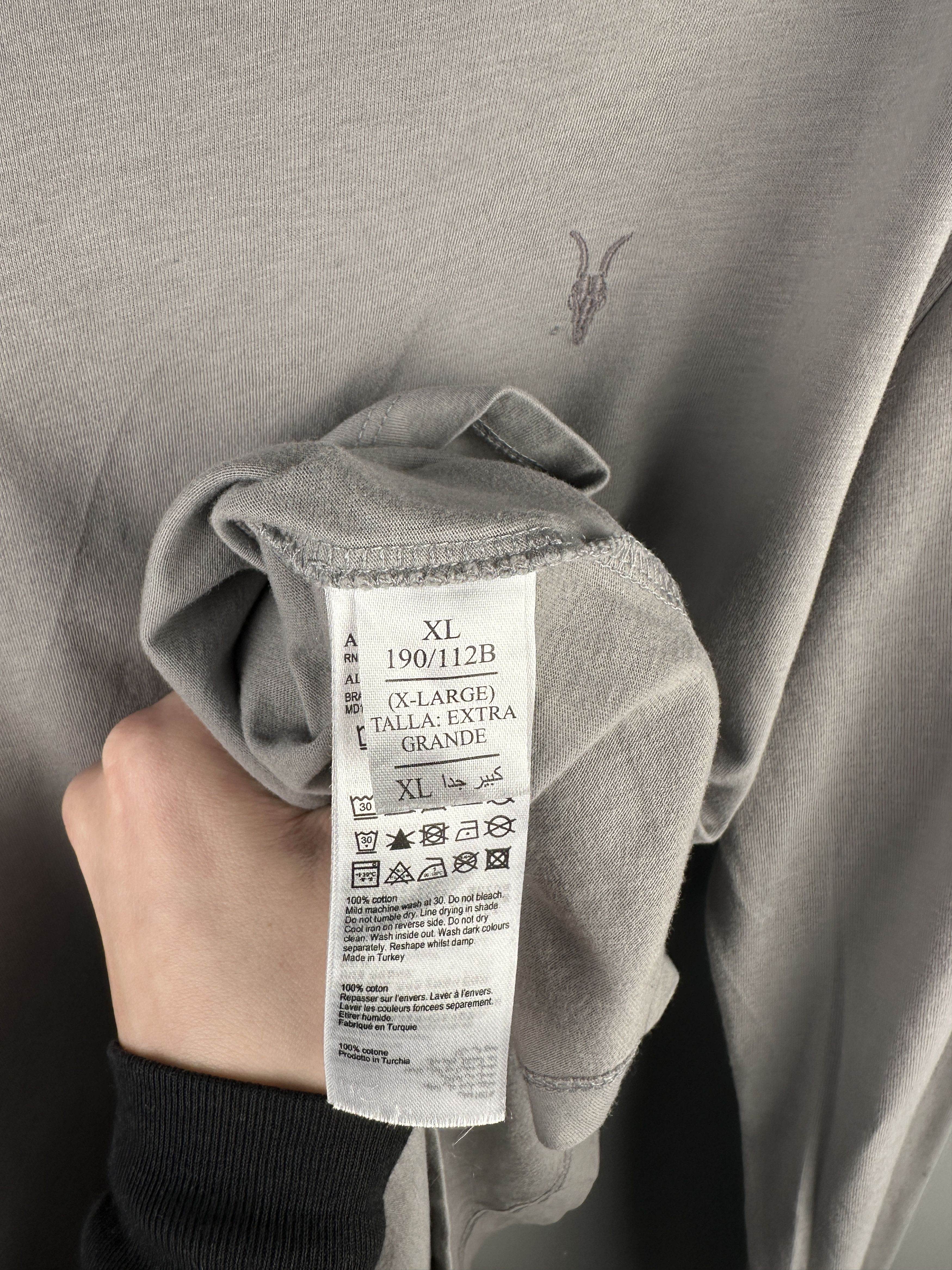 Allsaints Allsaints Long Sleeve T Shirt Tee Size US XL / EU 56 / 4 - 10 Thumbnail