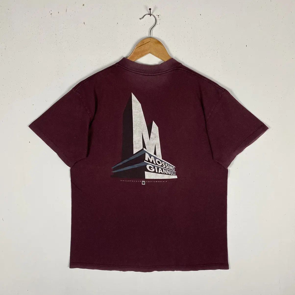 Mossimo VINTAGE 90's MOSSIMO GIANNULLI LIMITED EDITION BIG LOGO TEE Size US S / EU 44-46 / 1 - 2 Thumbnail
