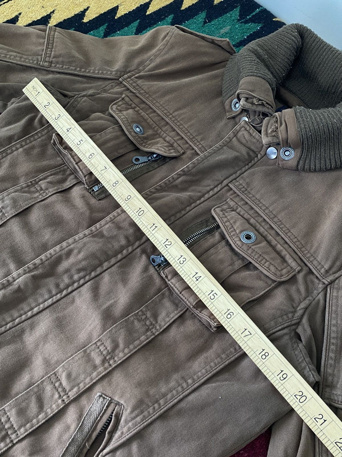 In The Attic In the Attic Military Field Jacket Brown Rib Collar Y2K Size US M / EU 48-50 / 2 - 4 Thumbnail