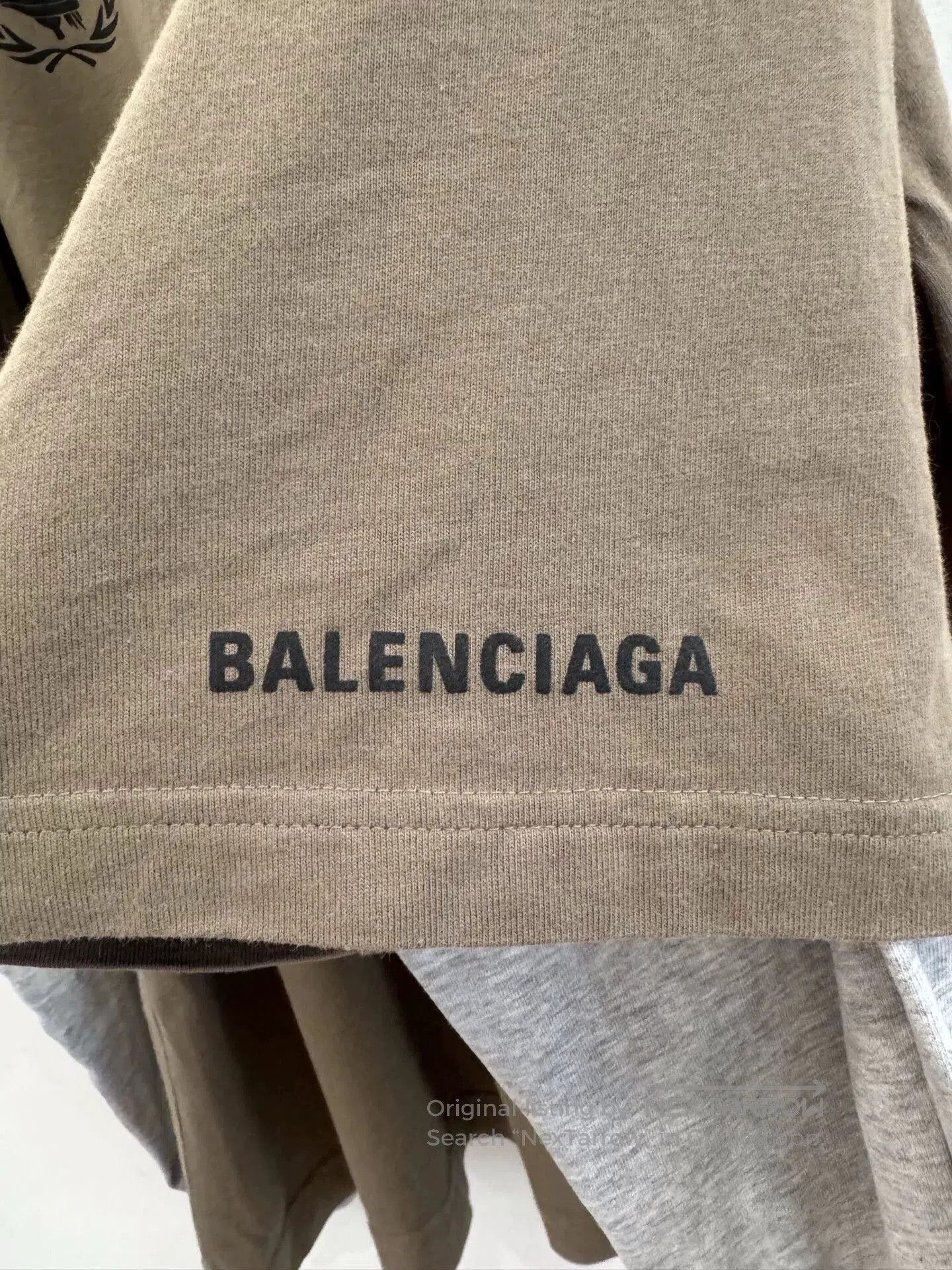 Balenciaga Balenciaga x WFP Logo Gray Mock Tee. Size US L / EU 52-54 / 3 - 4 Thumbnail