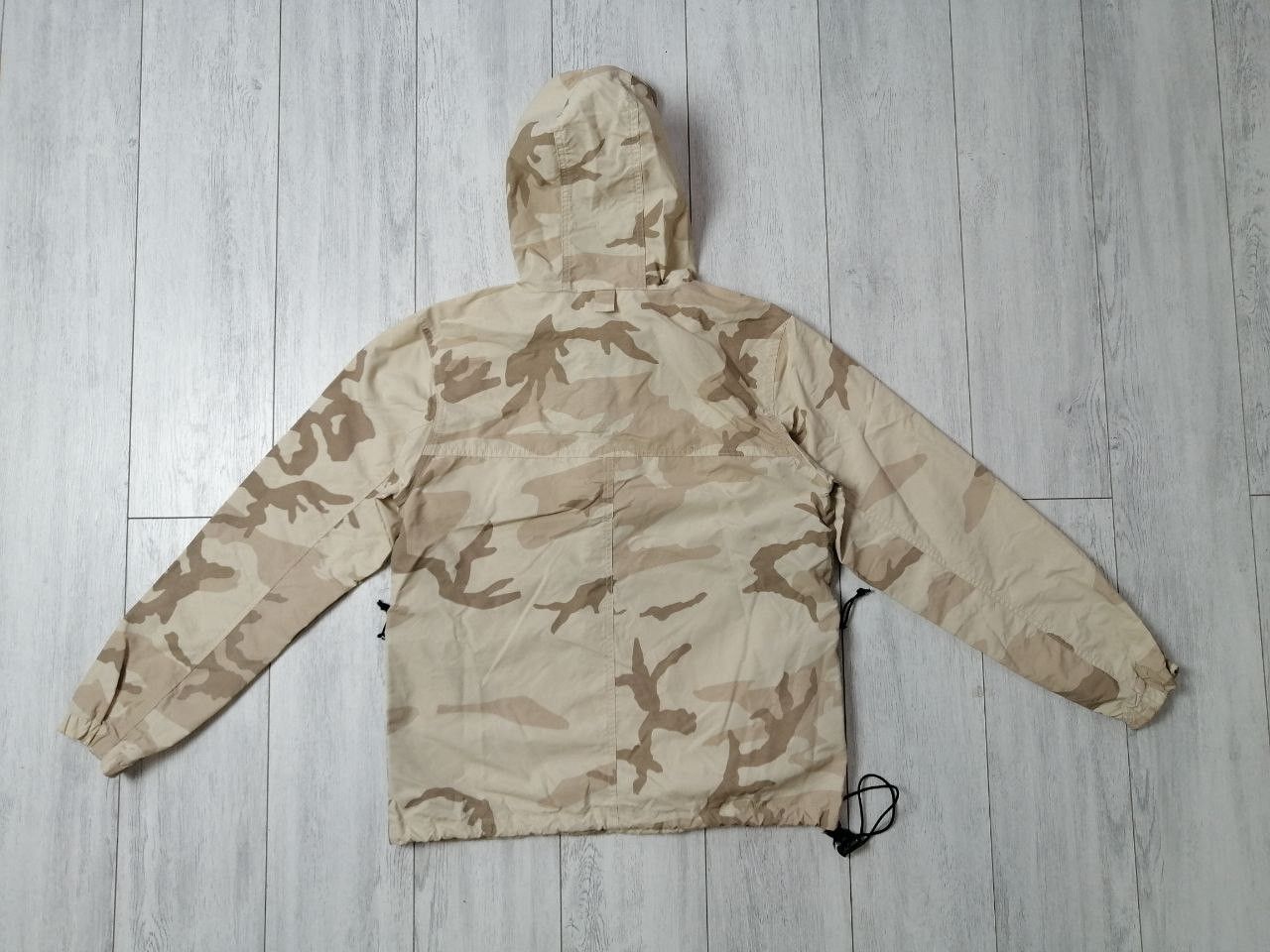 Carhartt × Vintage CARHARTT Vintag Biege Camo Mens Anorak Jacket Size US S / EU 44-46 / 1 - 4 Thumbnail
