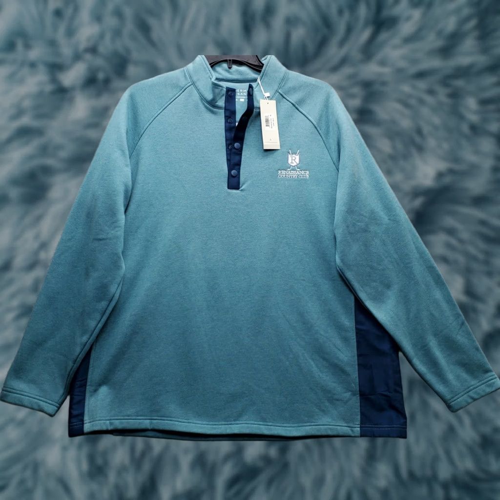 Vintage Bermuda Sands Golf Sweatshirt Mens XL Green Fleece Renaissance Country Club Logo Sweatshirt Size US XL / EU 56 / 4 - 1 Thumbnail