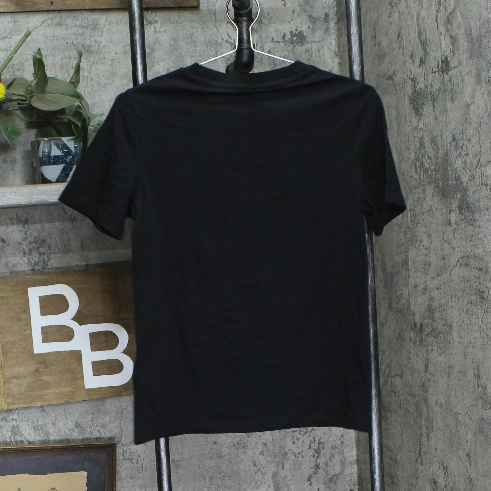Reebok Nwt Reebok Logo Cotton Graphic T-shirt Tee It8891 Black Xs Size XS / US 0-2 / IT 36-38 - 2 Thumbnail