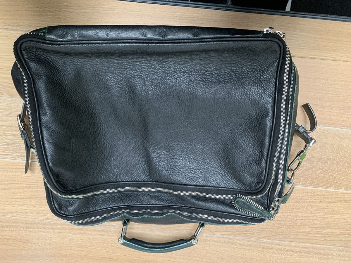 Dolce & Gabbana ARCHIVAL Dolce & Gabbana Multi-Zip Leather Work Bag Size ONE SIZE - 14 Thumbnail