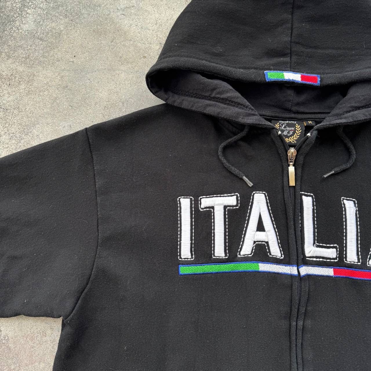 Hysteric Glamour × Japanese Brand × Vintage Italia Vintage Y2K Aesthetic Zip Hoodie Size M / US 6-8 / IT 42-44 - 2 Thumbnail