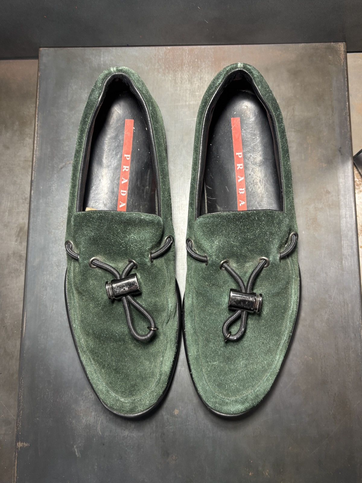 Prada Vintage Prada Sport Sneakers 2000s 1990s America's Cup Suede Size US 8.5 / IT 38.5 - 3 Thumbnail