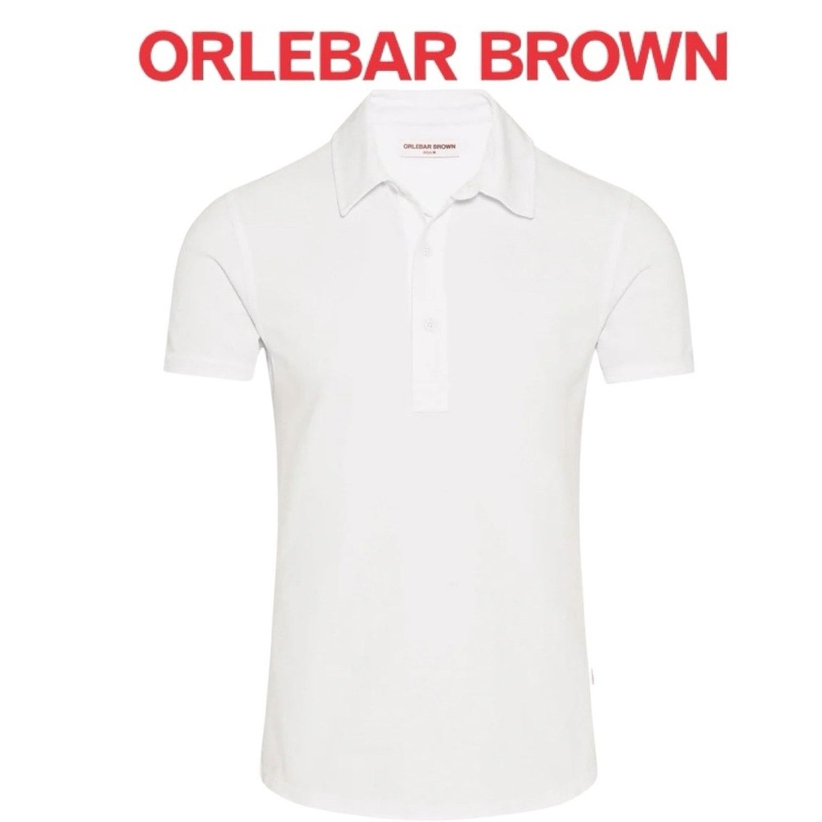 Orlebar Brown Orlebar Brown Cotton Polo textured shirt white size large Size US L / EU 52-54 / 3 - 1 Thumbnail