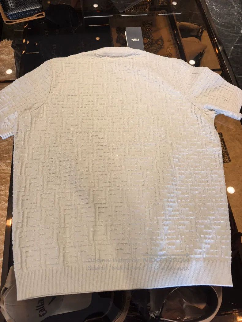 Fendi Fendi Short Sleeve Sweater Size US L / EU 52-54 / 3 - 6 Thumbnail