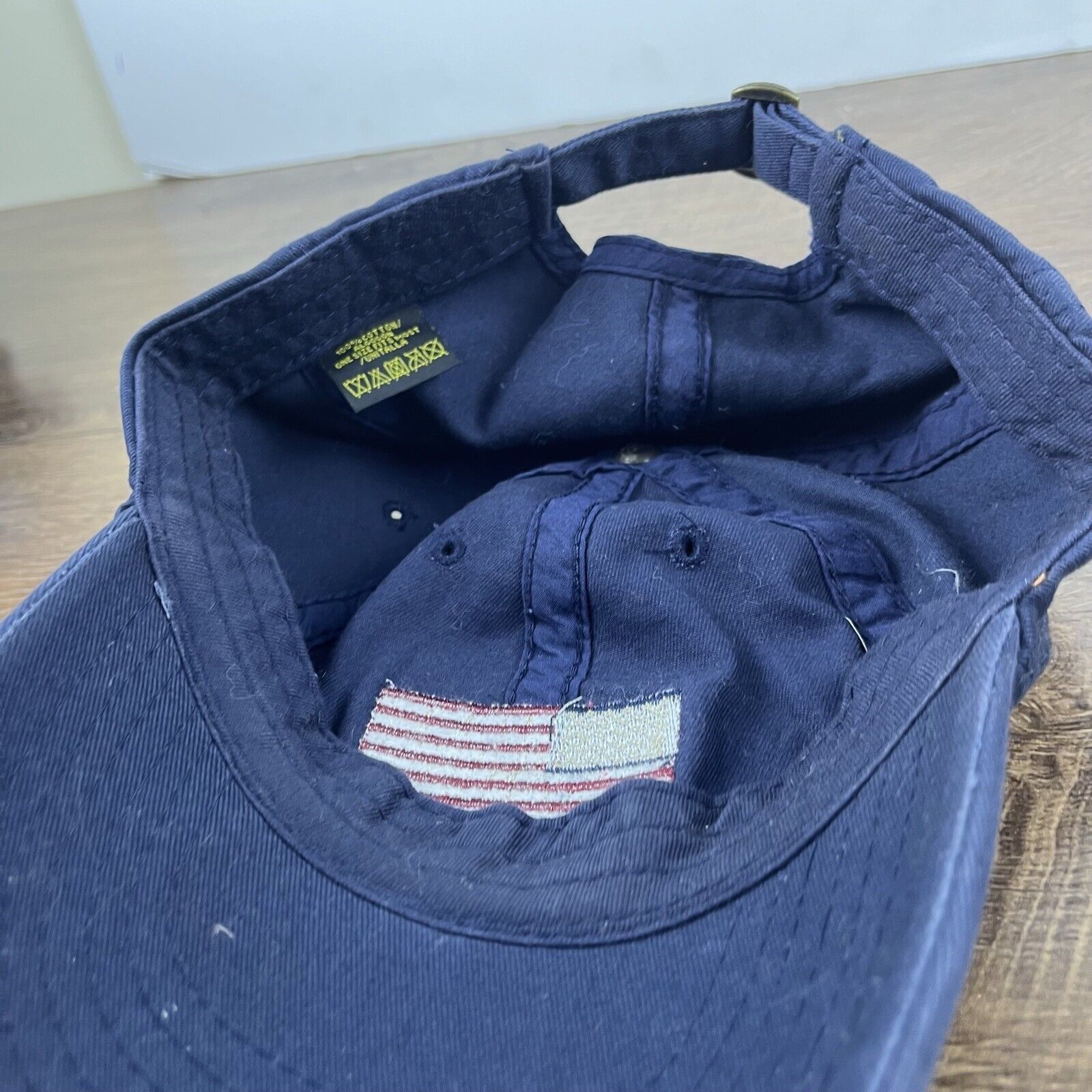 Other American Flag Patch Hat USA Flag Hat Blue Adjustable Hat Blu Size ONE SIZE - 12 Thumbnail