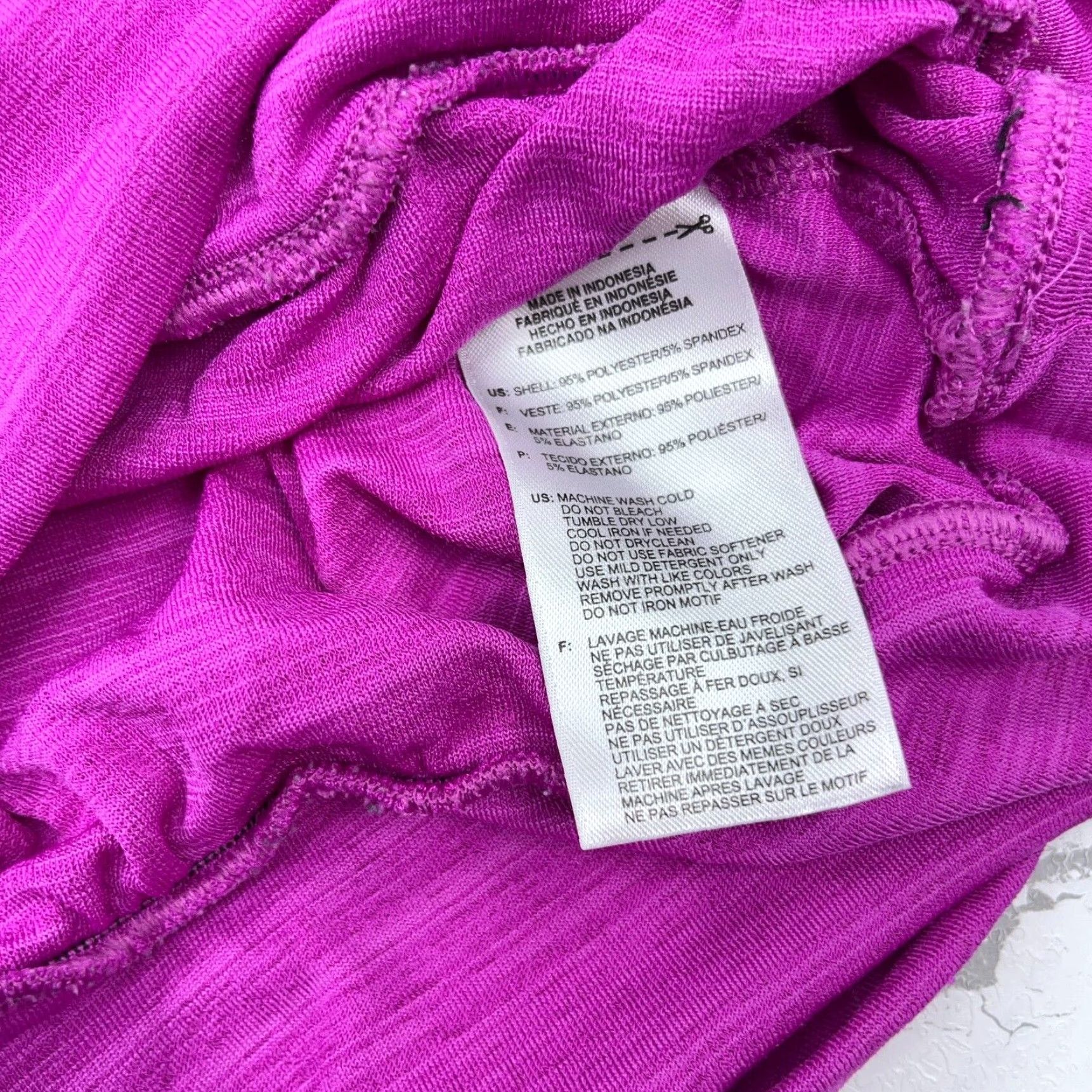 Adidas Adidas Shirt Women Large Pink Pullover Performance Funnel Neck Running Light Size L / US 10 / IT 46 - 6 Thumbnail