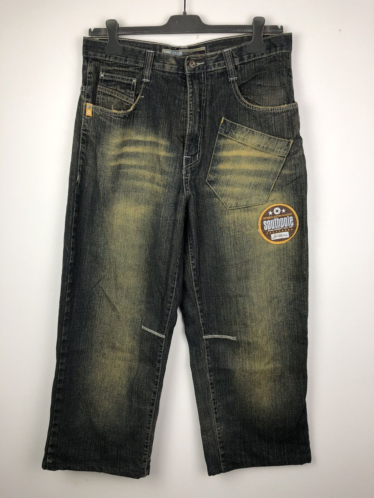 Southpole jeans, vintage baggy pants, 90s hip hop, 1990s
