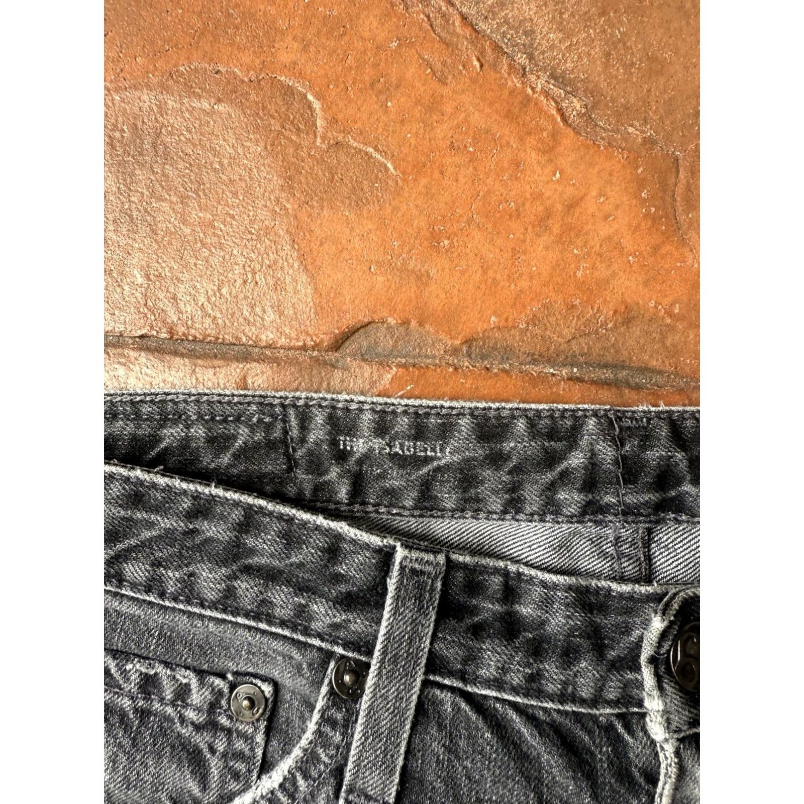 Vintage AG Adriano Goldschmied Isabelle Jeans Women’s 26R Gray High Rise Straight Leg Jeans Size 26" / US 2 / IT 38 - 3 Thumbnail